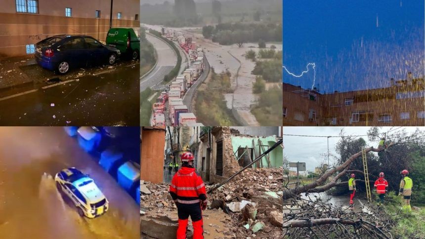 Imágenes de la DANA Alice en la provincia de Castellón