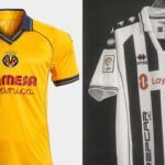 Camiseta retro del Villarreal y del Castellón