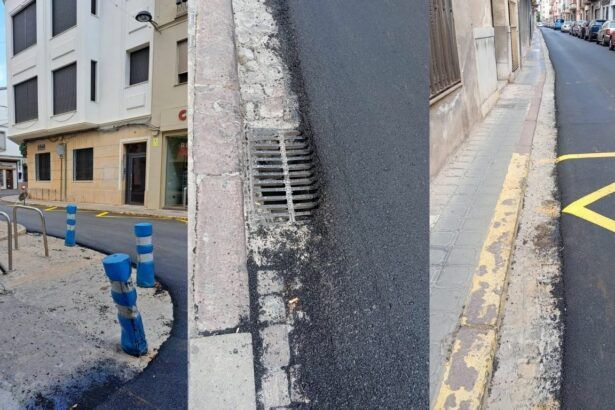 Renovación del asfalto de Bayarri en Vila-real