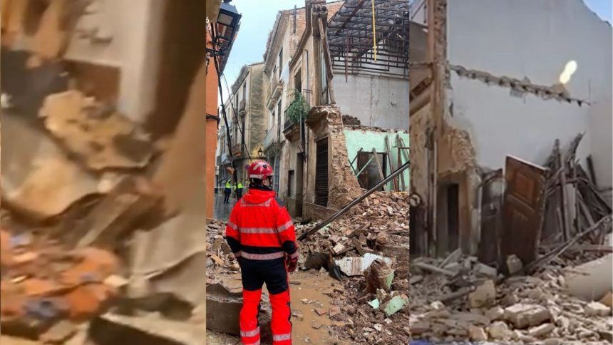 Se derrumban casas en Betxí, Vila-real y Burriana