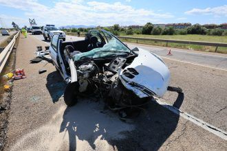 Accidente en la N-340 Vila-real
