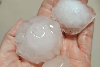 La tormenta de lluvia y granizo en Castellón