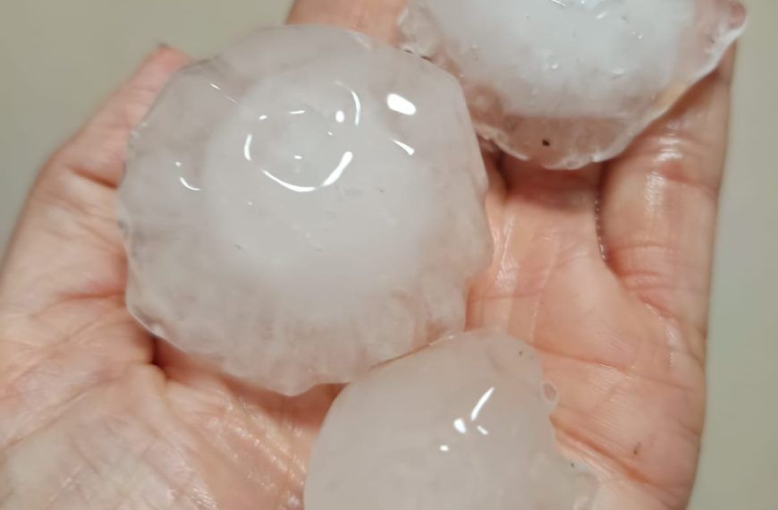 La tormenta de lluvia y granizo en Castellón