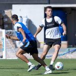 Entranamiento previo al CD Castellón-AD Ceuta