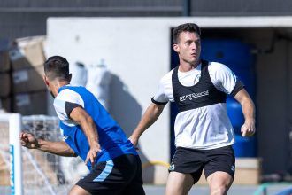 Entranamiento previo al CD Castellón-AD Ceuta