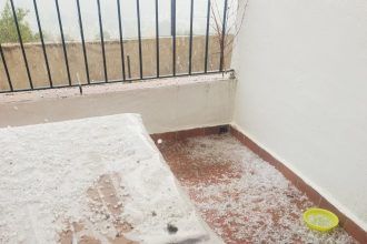 Tormenta en les Useres en la provincia de Castellón