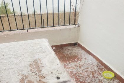 Tormenta en les Useres en la provincia de Castellón