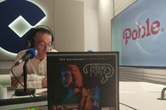 Juanjo Clemente en els estudis de Cope Castelló