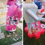 Destrozan la falla Barri la Mota en Burriana