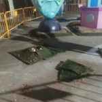 Roban ninots de una falla de Burriana