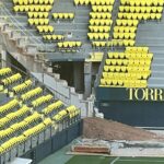 Nuevo túnel de vestuarios Estadio de la Cerámica Villarreal