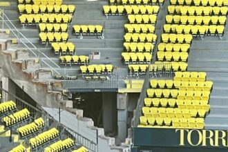 Nuevo túnel de vestuarios Estadio de la Cerámica Villarreal