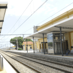 Un rayo cae en las vías de tren en Benicarló