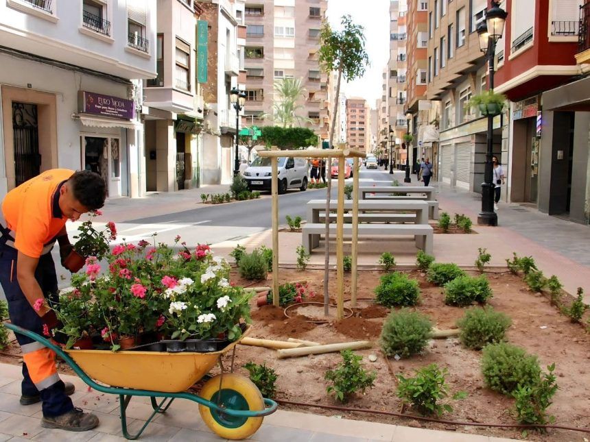 Mejoras en las zonas verdes de la ciudad de Castellón