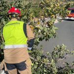Fuerte viento en el interior de Castellón
