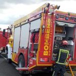 Incendio en un edificio en Oropesa del Mar