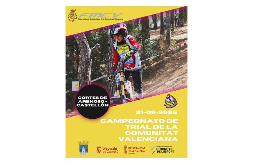 Cortes de Arenoso acogerá el Campeonato de Trial de la Comunitat Valenciana 2025