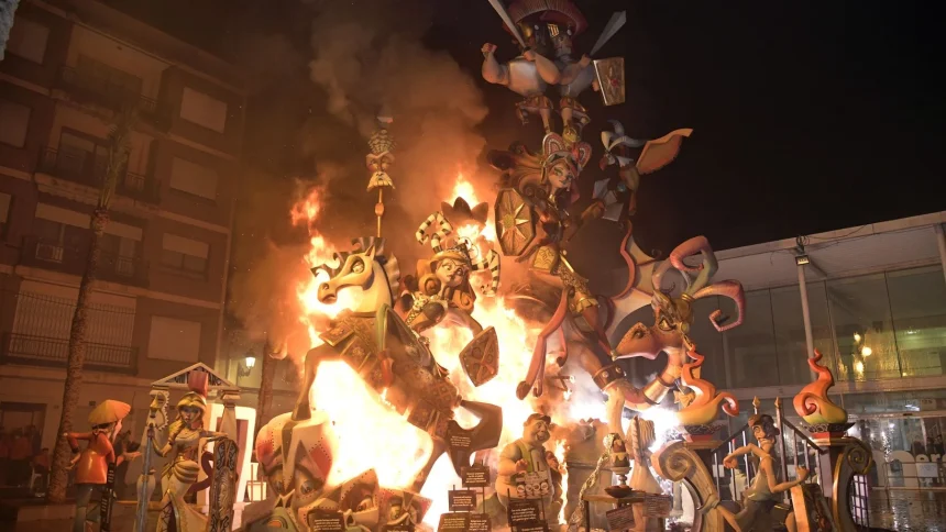 Origen de la cremà de las fallas