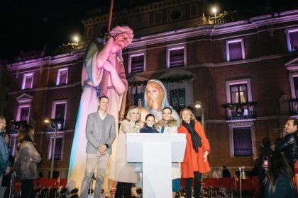 Belén de falla gigante Castellón