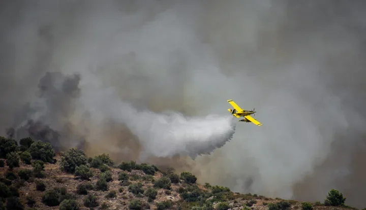 Incendio Vall d'Uixó// Foto de Pau Valls