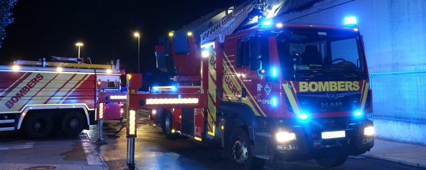 Un incendio en Castellón