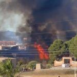 Incendio Finca del Millonari Almassora