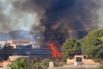 Incendio Finca del Millonari Almassora