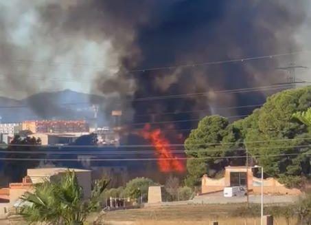 Incendio Finca del Millonari Almassora
