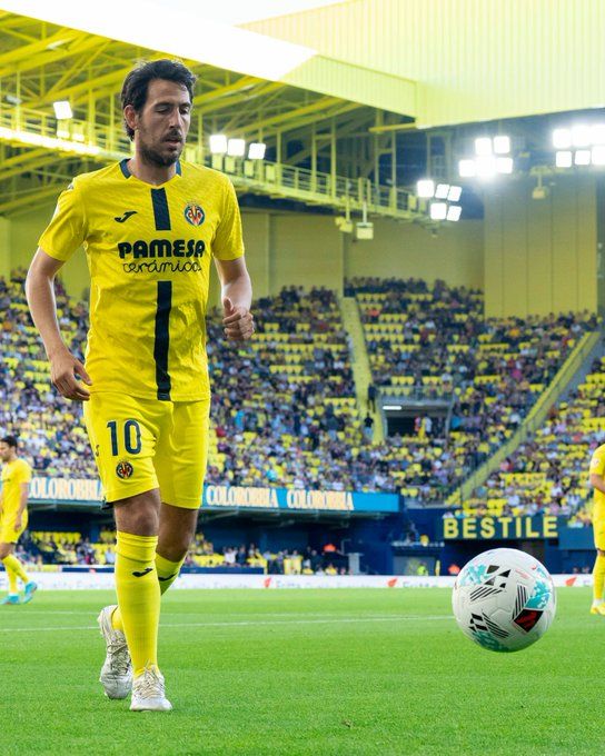 Dani Parejo durante un partido en La Cerámica